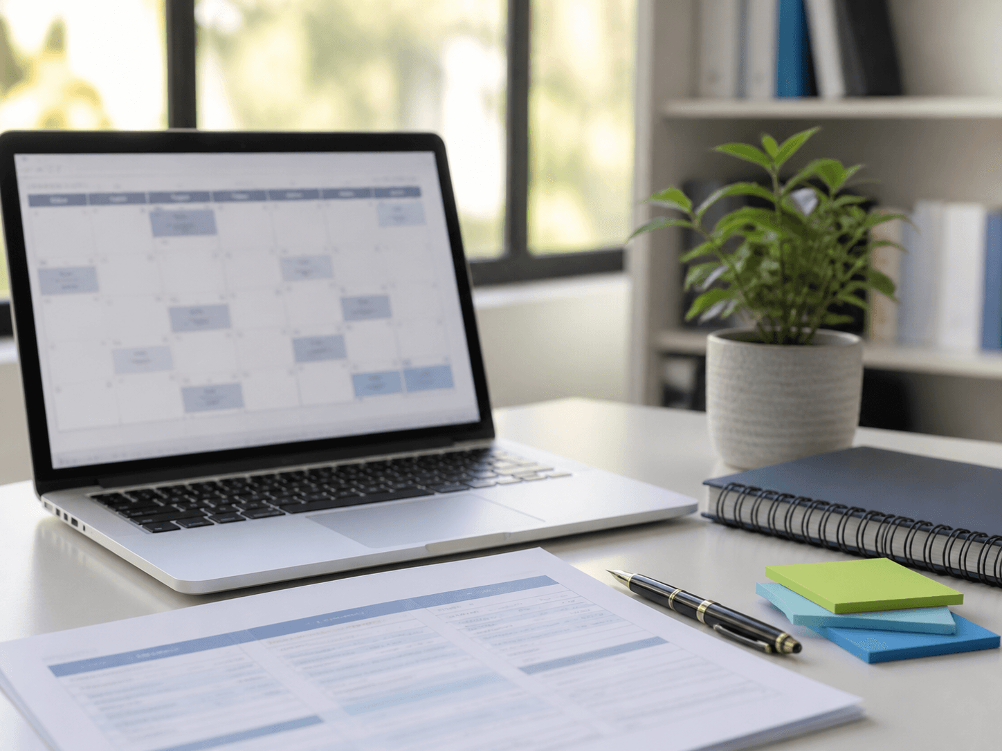 Planificación académica en un espacio de trabajo